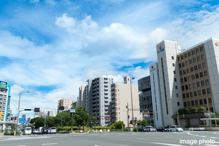 大阪堀江鰹座橋交差点のイメージ画像